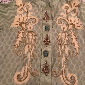 Shirt with style from Agha Noor